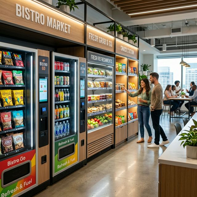Premium Vending Machines and Micro Markets